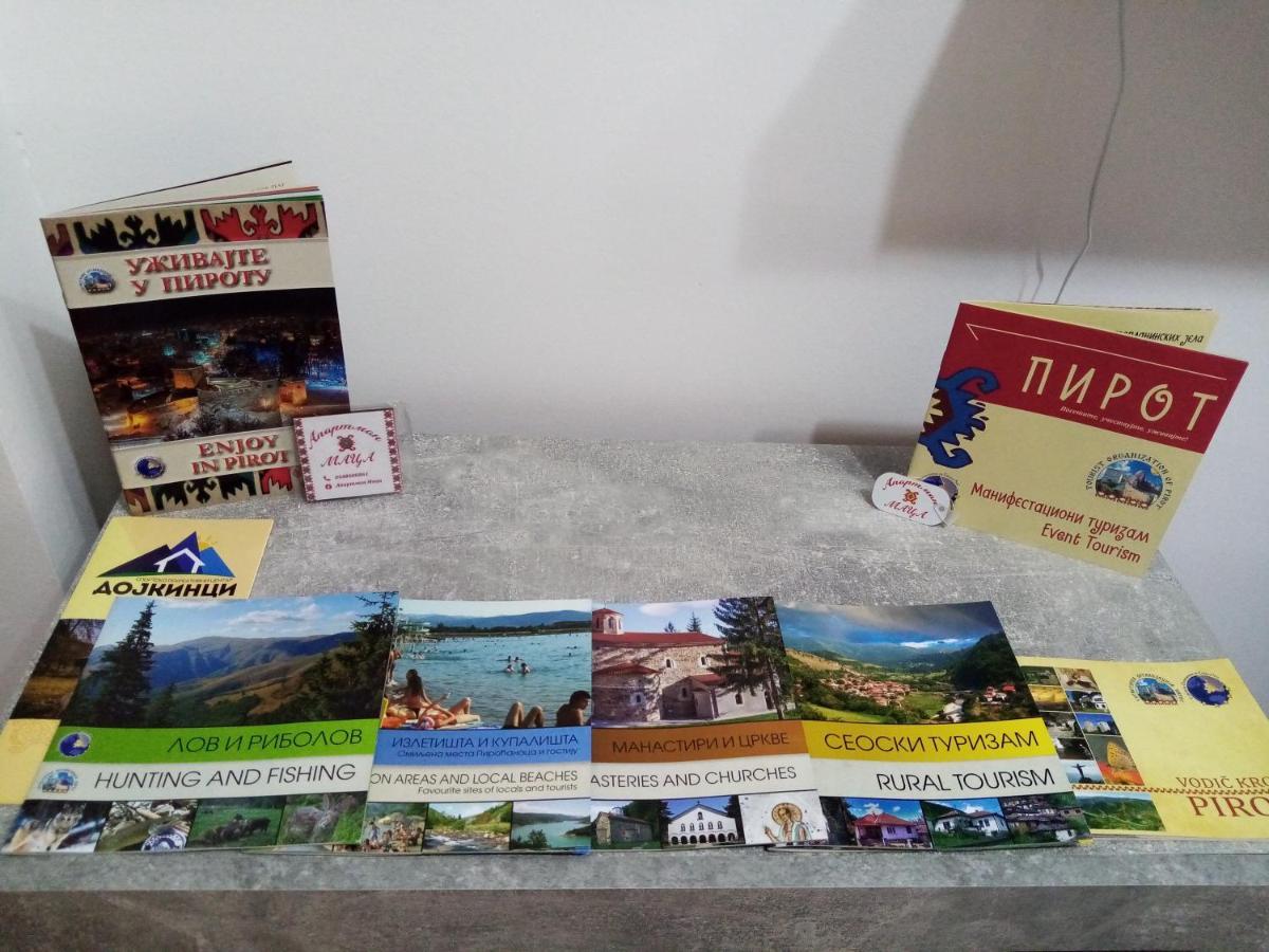 Apartman Maca Pirot Esterno foto